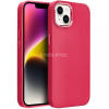 TokShop Samsung Galaxy A05 SM-A055F, Szilikon tok, közepesen ütésálló, fémhatású kamera keret, Frame Case, magenta