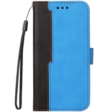 TokShop Samsung Galaxy A33 5G SM-A336B, Oldalra nyíló tok, stand, kártyatartóval, kézpánttal, Wooze Colour Wallet, kék (129930) tok és táska