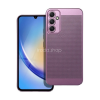 TokShop Samsung Galaxy A34 5G SM-A346B, Műanyag hátlap védőtok, légáteresztő, lyukacsos minta, Breezy, lila