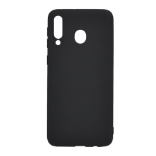 TokShop Samsung Galaxy M30 SM-M305F, Szilikon tok, fekete (G87155) tok és táska