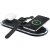 TokShop Univerzális vezeték nélküli töltőpad 3in1, Qi Wireless, 15W, Apple iPhone, Apple Airpods, Apple Watch kompatibilis, Forcell F-Energy, fekete