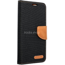TokShop Xiaomi 12 Lite, Oldalra nyíló tok, stand, Canvas Book, fekete tok és táska