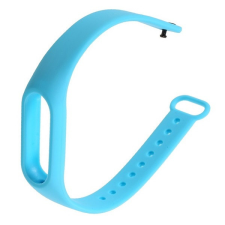 TokShop Xiaomi Mi Band 2, szilikon pótszíj, állítható, világoskék okosóra kellék