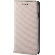 TokShop Xiaomi Redmi 12C, Oldalra nyíló tok, stand, Smart Magnet, arany mobiltelefon kellék