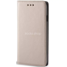 TokShop Xiaomi Redmi 12C, Oldalra nyíló tok, stand, Smart Magnet, arany tok és táska