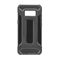 TokShop Xiaomi Redmi Note 5A, Műanyag hátlap védőtok, Defender, fémhatású, fekete tok és táska