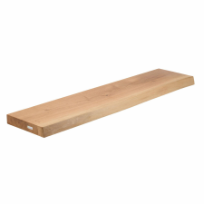  Tölgyfa Polc, Természetes Szélű, 120x22x4cm bútor