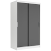  Tolóajtós gardróbszekrény VEGA III. 120x200x60 - fehér, antracit