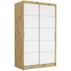  Tolóajtós gardróbszekrény VEGA IV. 120x200x60 - artisan, fehér