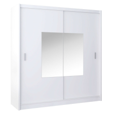  Tolóajtós szekrény, fehér, 203x215, MADRYT bútor