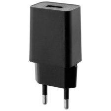 Töltő tápegység 1x USB 5V/1A DC asztali lámpa adapter fekete Lumiled világítás