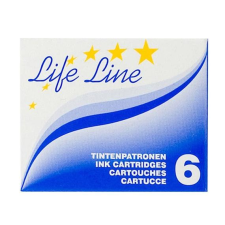  Töltőtoll tintapatron, VIVA 6 db/doboz, kék tollbetét