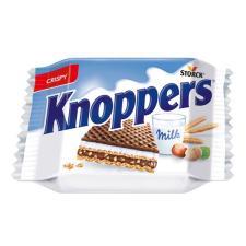 Töltött ostya KNOPPERS mogyorós és tejes 25g csokoládé és édesség