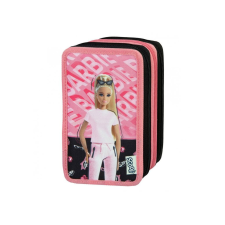 Töltött tolltartó 3 rekesszel Barbie tolltartó