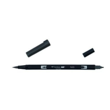 TOMBOW ABT Dual Brush Pen Kéthegyű filctoll - ABT-N25 - lamp black (1 db) filctoll, marker