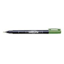 TOMBOW Színes ecsetfilc - Kemény hegyű , Tombow Brush pen Fudenosuke / Green - Zöld (1 db) filctoll, marker