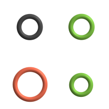  TÖMÍTÉS / O-GYŰRŰ KÉSZLET DELONGHI EAM / ESAM TEJTARTÁLY CSATLAKOZÓHOZ kávéfőző kellék