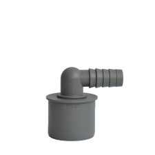  Tömlőcsatlakozás mosógéphez DN40 Plast Brno szürke UZ40R00 szaniter