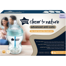 Tommee Tippee Anti-Colic Advanced Etetőcumi, 260 ml, 3 db cumi