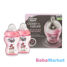 Tommee Tippee CTN BPA-mentes cumisüveg duo 260ml színes cumisüveg