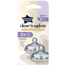 Tommee Tippee cumisüveg cumi CTN 2 db lassú folyású etetőcumi