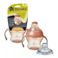  Tommee Tippee itatópohár - Nature Transition cup 150ml 4hó rózsaszín itatópohár