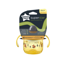 Tommee Tippee itatópohár - Superstar Weaning Sippee Cup csőrös 190ml 4hó sárga itatópohár