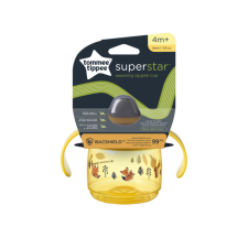 Tommee Tippee itatópohár - Superstar Weaning Sippee Cup csõrös 190ml 4hó sárga itatópohár