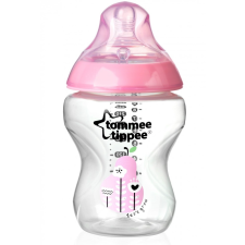 Tommee Tippee Közelebb a természeteshez BPA-mentes cumisüveg 260ml színes világos rózsaszín cumisüveg