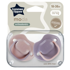  Tommee Tippee Moda játszócumi 2db 18-36hó - rózsaszín/lila cumi