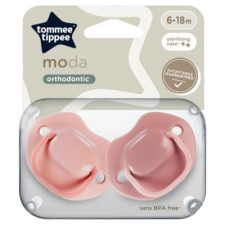 Tommee Tippee Moda játszócumi 2db 6-18hó - Girl cumi