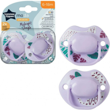 Tommee Tippee Moda játszócumi 2db 6-18hó - lila cumi