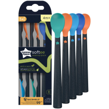 Tommee Tippee Softee teáskanalak kicsiknek 4m+, 5 db (5010415471963) tányér és evőeszköz