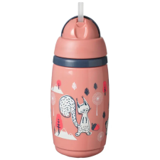  TOMMEE TIPPEE SUPERSTAR INSULATED SZÍVÓSZÁLAS HŐTARTÓ POHÁR (RÓZSASZÍN) 266 ML itatópohár