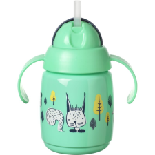 Tommee Tippee Superstar Straw Cup bögre szívószállal gyermekeknek Yellow 300 ml itatópohár