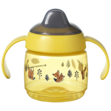 Tommee Tippee Superstar weaning sippee csőrös pohár sárga 190ml babaétkészlet