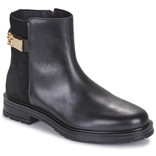 Tommy Hilfiger Csizmák TH LOGO LEATHER MIX CHELSEA Fekete 39 női csizma, bakancs