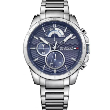  Tommy Hilfiger Decker férfi karóra – nemesacél, kék számlap, WR50 karóra