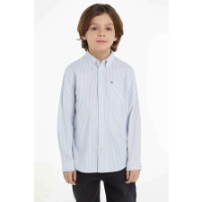 Tommy Hilfiger gyerek ing KB0KB08517 128 CM 8 év Fehér/Levendula kék gyerek blúz