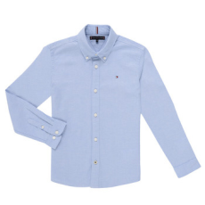 Tommy Hilfiger Hosszú ujjú ingek BOYS STRETCH OXFORD SHIRT L/S Kék 16 éves