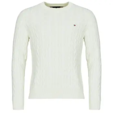 Tommy Hilfiger Pulóverek CLASSIC COTTON CABLE CREW NECK Bézs EU S