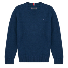 Tommy Hilfiger Pulóverek LAMBSWOOL CN SWEATER Tengerész 10 éves gyerek pulóver, kardigán