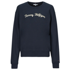 Tommy Hilfiger Pulóverek MDRN REG SCRIPT SWEATSHIRT Tengerész EU S