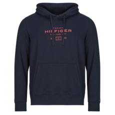 Tommy Hilfiger Pulóverek OVAL GRAPHIC HOODIE Kék EU S