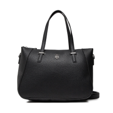 Tommy Hilfiger Retikül TOMMY HILFIGER - Th Element Satchel AW0AW12011 BDS