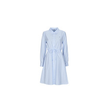 Tommy Hilfiger Rövid ruhák ITHAKA KNEE SHIRT-DRESS LS Kék FR 38 női ruha