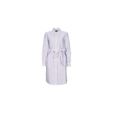 Tommy Hilfiger Rövid ruhák ORG CO GBL STP KNEE SHIRT DRESS Fehér FR 42