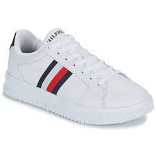 Tommy Hilfiger Rövid szárú edzőcipők SUPERCUP LTH STRIPES ESS Fehér 42 férfi cipő