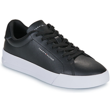 Tommy Hilfiger Rövid szárú edzőcipők TH COURT LTH DETAIL ESS Fekete 42 férfi cipő