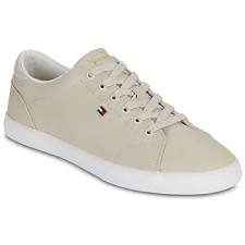 Tommy Hilfiger Rövid szárú edzőcipők TH LOW PROFILE VULC CANVAS Bézs 39 női cipő